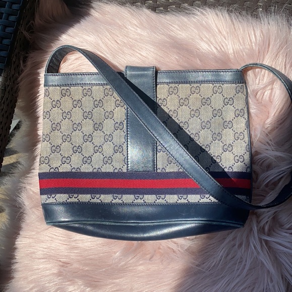 Vintage Gucci Blondie Britt Monogram Bag - Picture 11 of 15